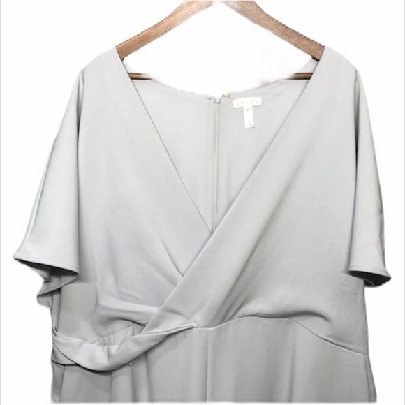 Leith Gray Short Sleeve Twist Front Jumpsu… - Picture 1 of 6